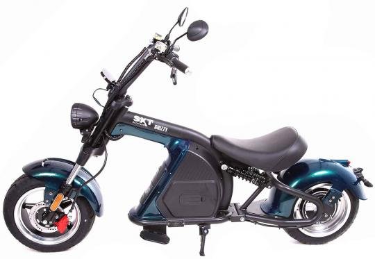 SXT Grizzy Scooter Électrique (45 km/h - L1e) - Bleu-nuit