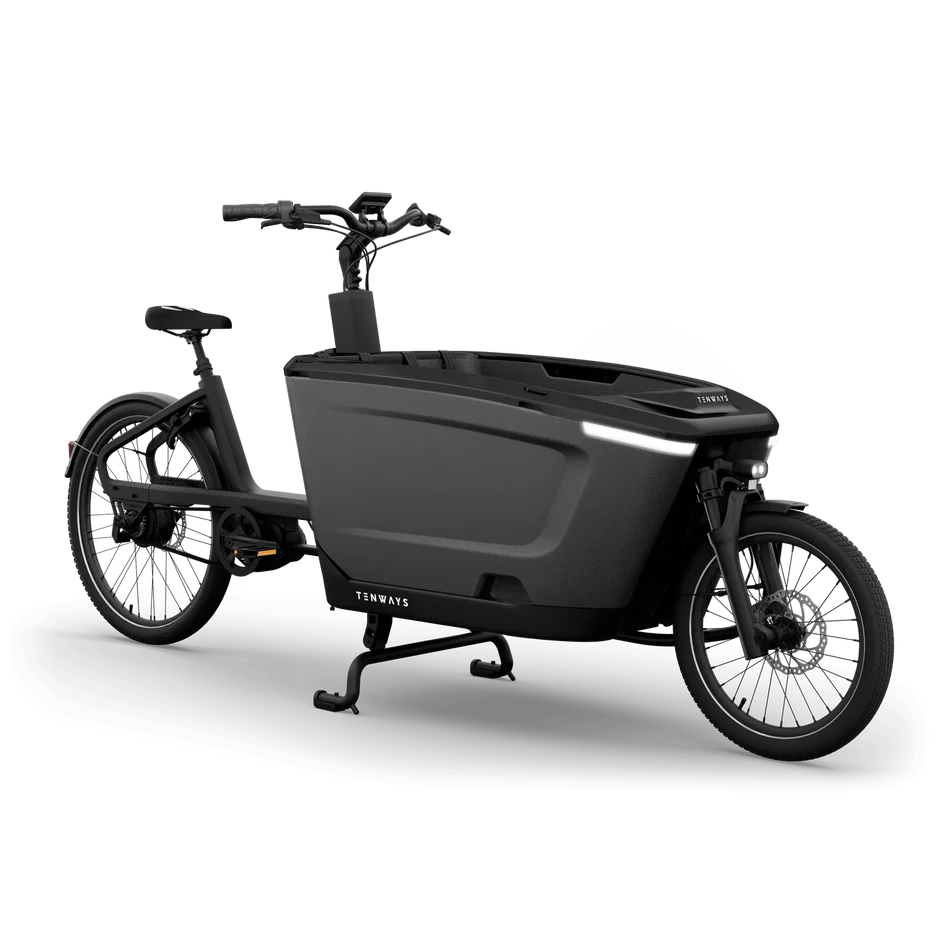 Tenways Cargo ONE Vélo Cargo Électrique Premium (25 km/h) - Noir