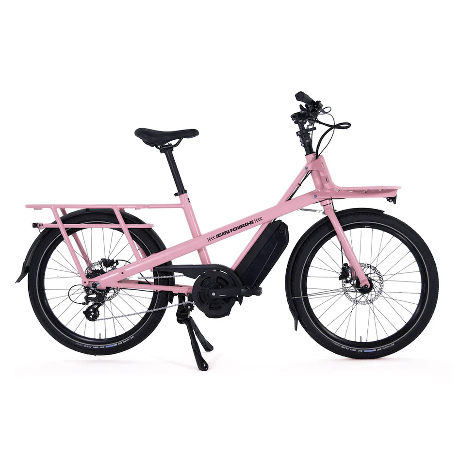 Jean 2 Vélo Cargo Électrique French Made (25 km/h) - Rose