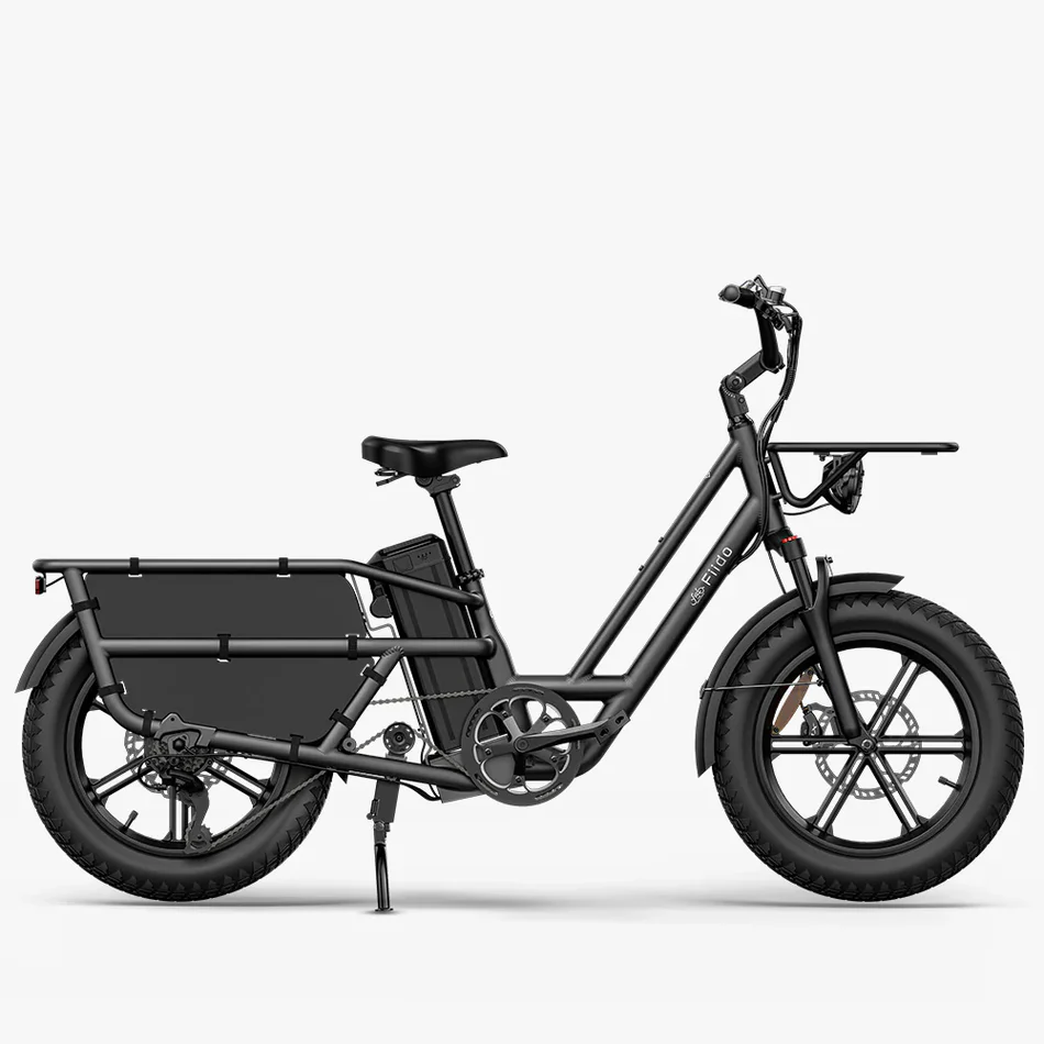 Fiido T2 Vélo Cargo Électrique Pliable (25 km/h) - Gris